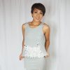 Ponte S/L Top Crochet Lace