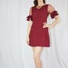 Ruffled Shift Dress Dress