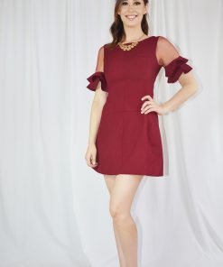 Ruffled Shift Dress Dress