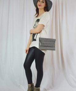 Alternative view of Wooden Pattern Clutch