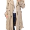Lightweight Trench Coat - Taupe