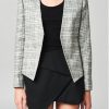 Tweed Blazer In Black / Silver