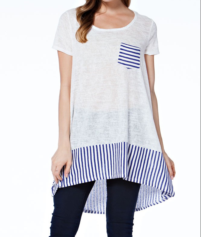 Nautical striped with Pocket