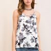 Floral print tank