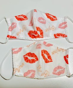 Valentines Kisses Face Mask