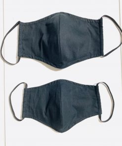 Plain Black Face Mask