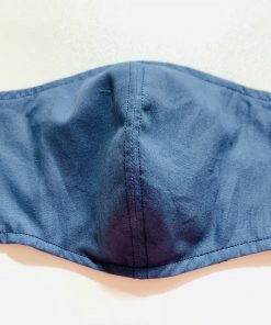 Navy Mid-Night Blue Face Mask