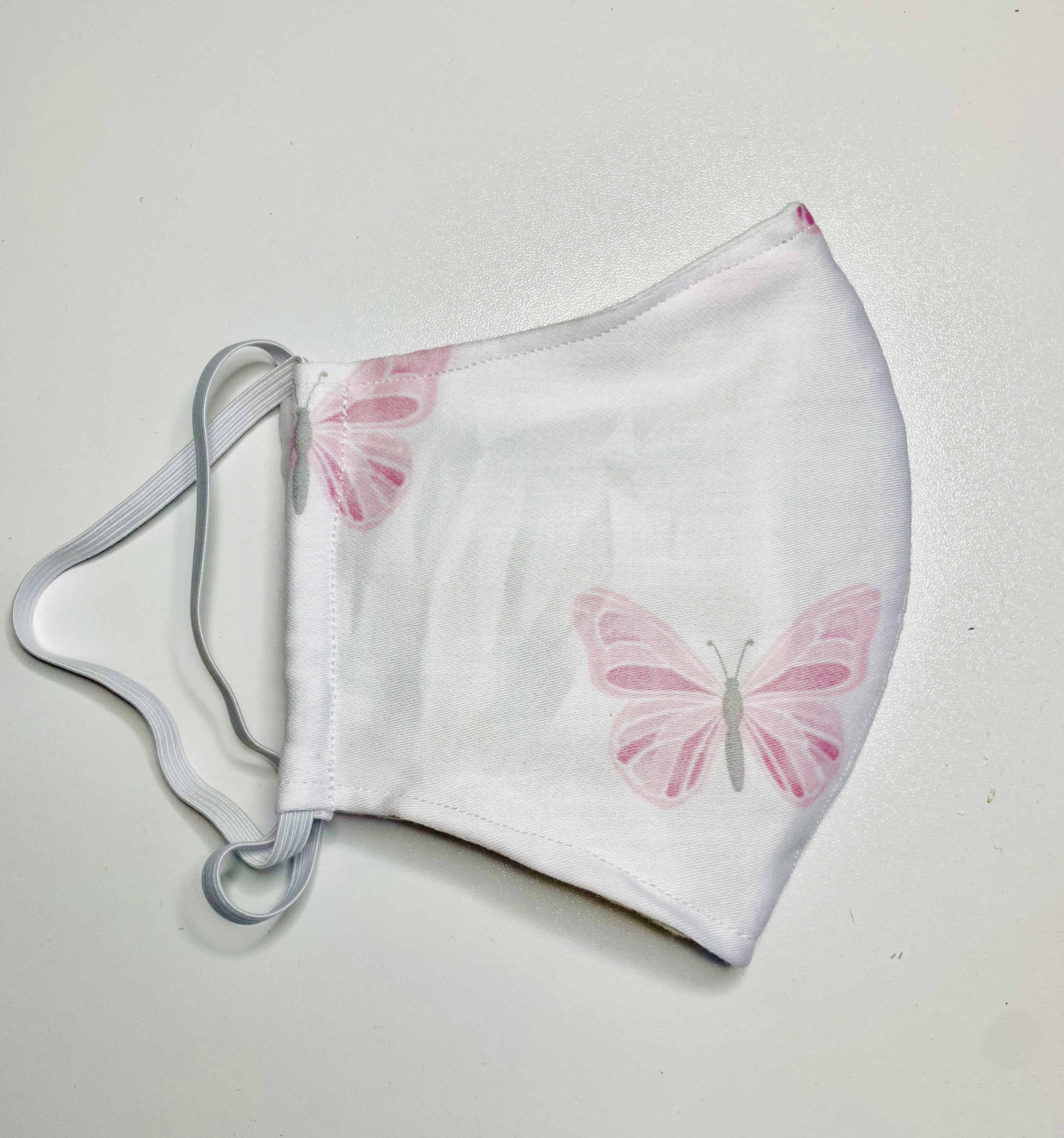 Pink Butterfly Face Mask - Image 2